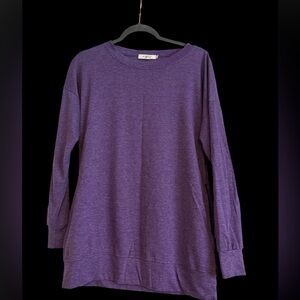 Cozy Purple Women's Long Sleeve with Pockets